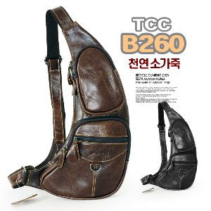 TCC-B260 오리지널 천연 소가죽 크로스백